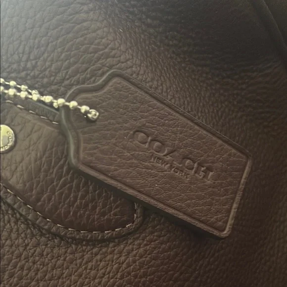 Coach Rich Brown Leather Satchel - Picture 5 of 8